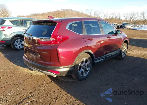 2018 Honda Cr-V Ex-L/Ex-L Navi из США, поврежденный, VIN 7FARW2H82JE103424